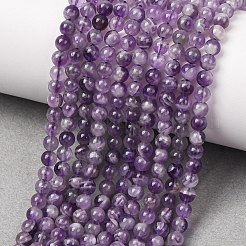 Natural Chevron Amethyst Beads Strands&nbsp;G-K256-51-4mm