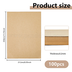 100 Sheets A4 Blank Craft Paper&nbsp;DIY-DC0004-07