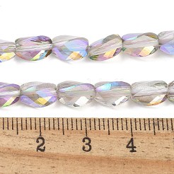 Electroplate Glass Beads Strands&nbsp;EGLA-L045-C-HR01