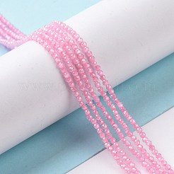 Cubic Zirconia Beads Strands&nbsp;G-F596-48G-2mm