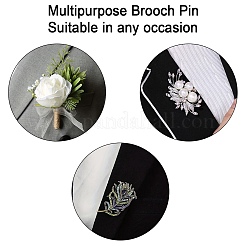 120Pcs Iron Brooch Findings&nbsp;IFIN-YW0003-50