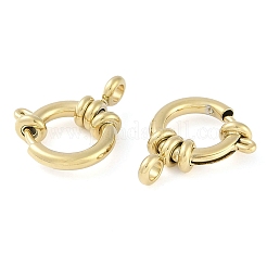 Ion Plating(IP) 304 Stainless Steel Spring Ring Clasps&nbsp;STAS-P366-90G