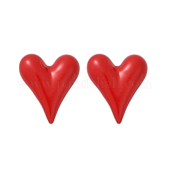 Brass Enamel Stud Earrings for Women&nbsp;EJEW-A126-02G