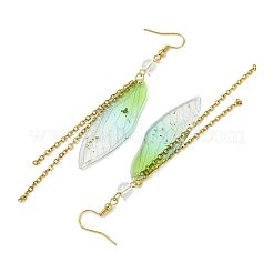 Resin Wing Dangle Earrings&nbsp;EJEW-JE06256