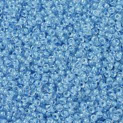 MIYUKIラウンドロカイユビーズ  日本製シードビーズ  （染められた象牙の中のrr2217)  11/0  2x1.3mm  穴：0.8mm  約1100PCS /ボトル  10 G /ボトル&nbsp;SEED-JP0008-RR0221