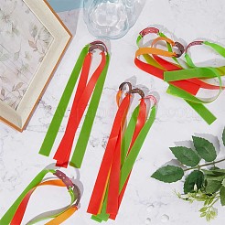 10Pcs 2 Colors Elastic Rubber Compatible with PU Leather Catapult&nbsp;FIND-GF0004-76