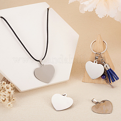 201 Stainless Steel Stamping Blank Tag Pendants&nbsp;STAS-TA0004-03