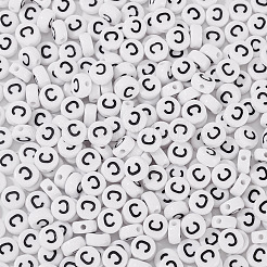 500Pcs Acrylic Beads&nbsp;SACR-TA0001-55C