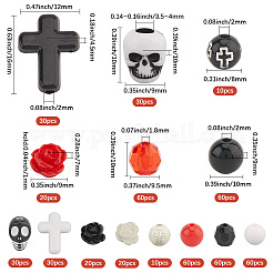 500Pcs 14 Styles DIY Acrylic and Resin Beads Kits Makings&nbsp;DIY-SC0030-56