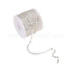 Brass Flat Oval Cable Chains&nbsp;CHC-CJ0001-23-RS