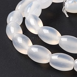 Natural White Agate Beads Strands&nbsp;G-C247-01A