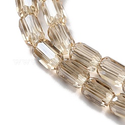 電気メッキガラスビーズセット  多面カット  ABカラー  コラム  バリーウッド  3x5mm  穴：1mm  約79個/連  15.75~16.14''（40~41センチメートル）&nbsp;EGLA-D031-01-17