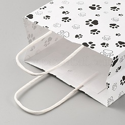 Kraft Paper Gift Bags with Handle&nbsp;ABAG-WH0045-19A