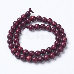 Natural Wood Beads Strands&nbsp;WOOD-J001-05-6mm