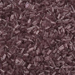 透明なガラスラッパビーズ  丸い穴  ロージーブラウン  3~8x2mm  穴：0.7mm  約450g /ポンド&nbsp;SEED-N005-001-C09