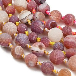 Dyed & Heated Natural Weathered Agate Beads Strands&nbsp;GG-CBAB9C6-M01-01