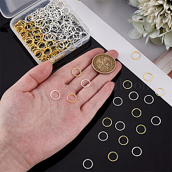 200Pcs 2 Colors Brass Linking Rings&nbsp;KK-PH0013-11