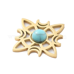 Synthetic Turquoise Pendants&nbsp;STAS-I327-14G-05