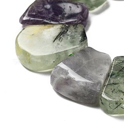 Natural Prehnite & Amethyst Beads Strands&nbsp;G-P528-K08-01