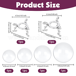 4Pcs Round Glass Crystal Ball&nbsp;AJEW-OC0015-70