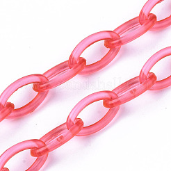 Handmade Transparent ABS Plastic Cable Chains&nbsp;KY-S166-001E