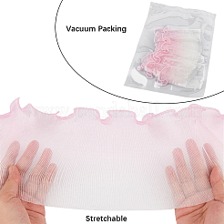 5Yards Polyester Pleated Lace Trim Ribbon&nbsp;OCOR-GF0004-84C