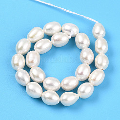 Natural Cultured Freshwater Pearl Beads Strands&nbsp;PEAR-N012-06X