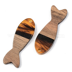 Resin & Walnut Wood Pendants&nbsp;RESI-S389-054A-A01