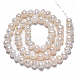 Natural Cultured Freshwater Pearl Beads Strands&nbsp;PEAR-N013-06B