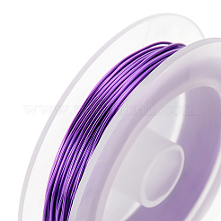 ジュエリー製作用丸銅線  パープル  20ゲージ  0.8mm  約10m /ロール&nbsp;CWIR-BC0009-0.8mm-11