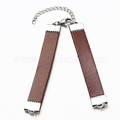 Cowhide Leather Cord Bracelet Making&nbsp;AJEW-JB00789