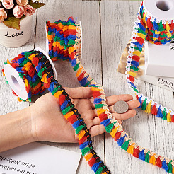 30 Yards 3 Rolls Polyester Tassel Fringe Trimming&nbsp;OCOR-MP0001-04