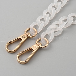 Acrylic Imitation Jelly Curb Chain Link Purse Chains&nbsp;FIND-WH0126-257A