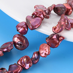 Natural Keshi Pearl Beads Strands&nbsp;PEAR-S021-030