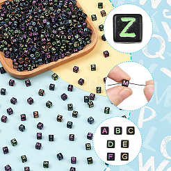 1000Pcs Opaque Acrylic Beads&nbsp;MACR-SC0002-43B
