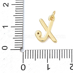 Brass Micro Pave Clear Cubic Zirconia Charms&nbsp;KK-D289-66G-X
