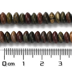 Natural Polychrome Jasper/Picasso Stone/Picasso Jasper Beads Strands&nbsp;G-Z030-A19-01