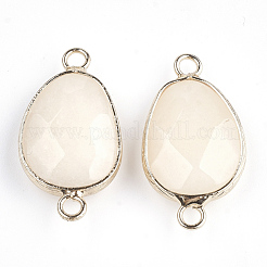 Natural White Jade Links connectors&nbsp;G-S344-02O