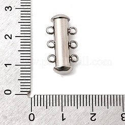 304 Stainless Steel Slide Lock Clasps&nbsp;STAS-F350-05B-P