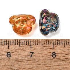 Electroplate Glass Beads&nbsp;GL-CBA1F09-03