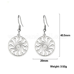 304 Stainless Steel Dangle Earrings&nbsp;FS-WG2153A-02