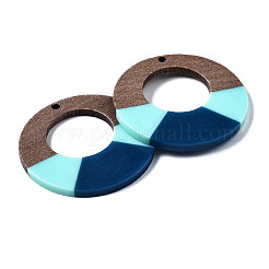 Resin & Walnut Wood Pendants&nbsp;RESI-S389-068A-A03