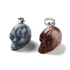Natural & Synthetic Mixed Gemstone Pendants&nbsp;G-P520-04P