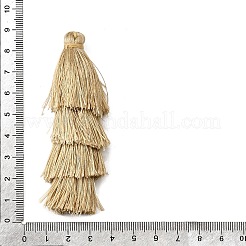 ポリエステルタッセルペンダント  バリーウッド  84~85x28~35mm&nbsp;FIND-D303-02D