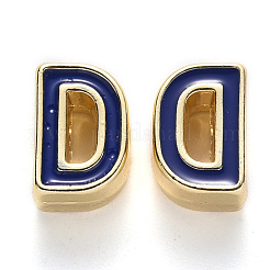 Rack Plating Alloy Enamel Beads&nbsp;ENAM-S122-033D-NR
