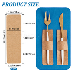 Rectangle Kraft Bookmark Sleeves&nbsp;AJEW-WH0041-42