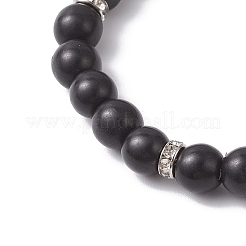 Synthetic Turquoise Beaded Stretch Bracelets for Women&nbsp;BJEW-JB12288-01