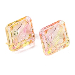 51Pcs Transparent Two Tone Acrylic Beads&nbsp;MACR-K359-19A