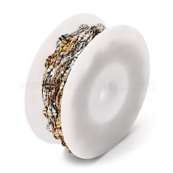 Two Tone 304 Stainless Steel Dapped Chains&nbsp;CHS-P029-02B-A