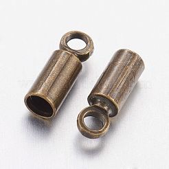 Brass Cord Ends&nbsp;KK-H731-AB-NF